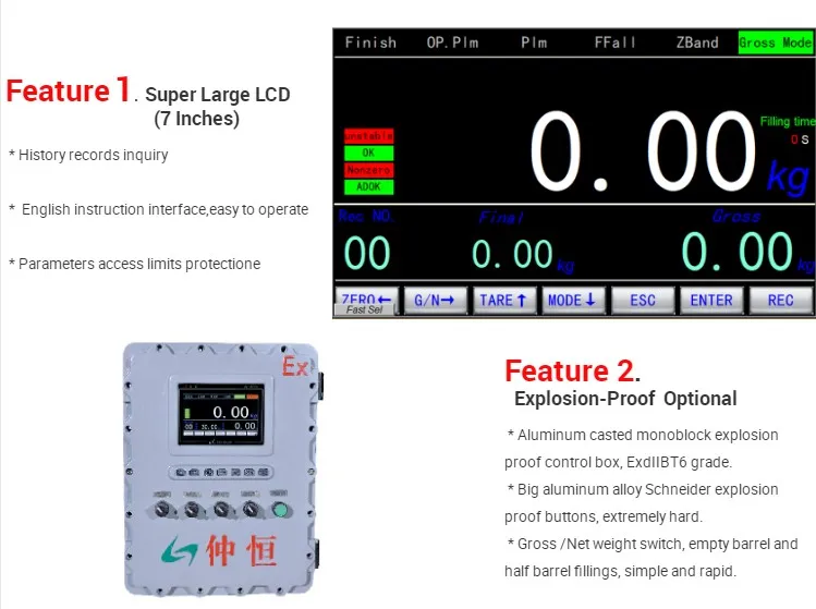 10-30L Automatic Oil Weighing Container Drum Keg Liquid Filling Machine