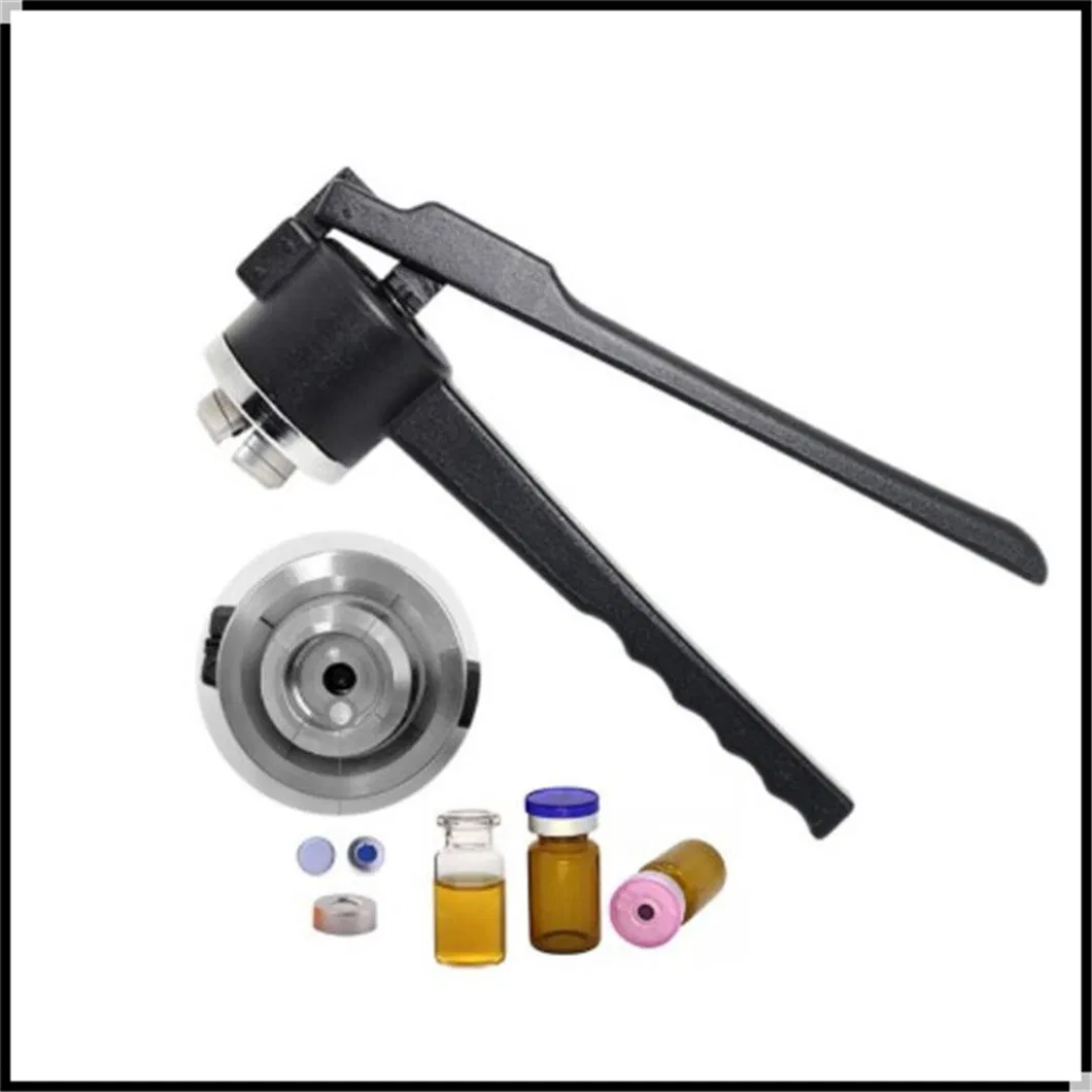 13mm 20mm Stainless Steel Manual Hand Cap Sealing Machine // Vial Capping Machine for Ghrp-6 Peptides // Steroid Oil Vial Caps at Factory Price