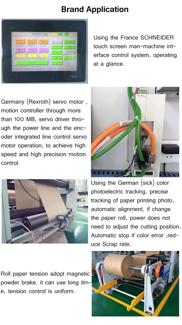 2021 Popular Square Bottom Paper Bag Making Machine for Fast Food Bag