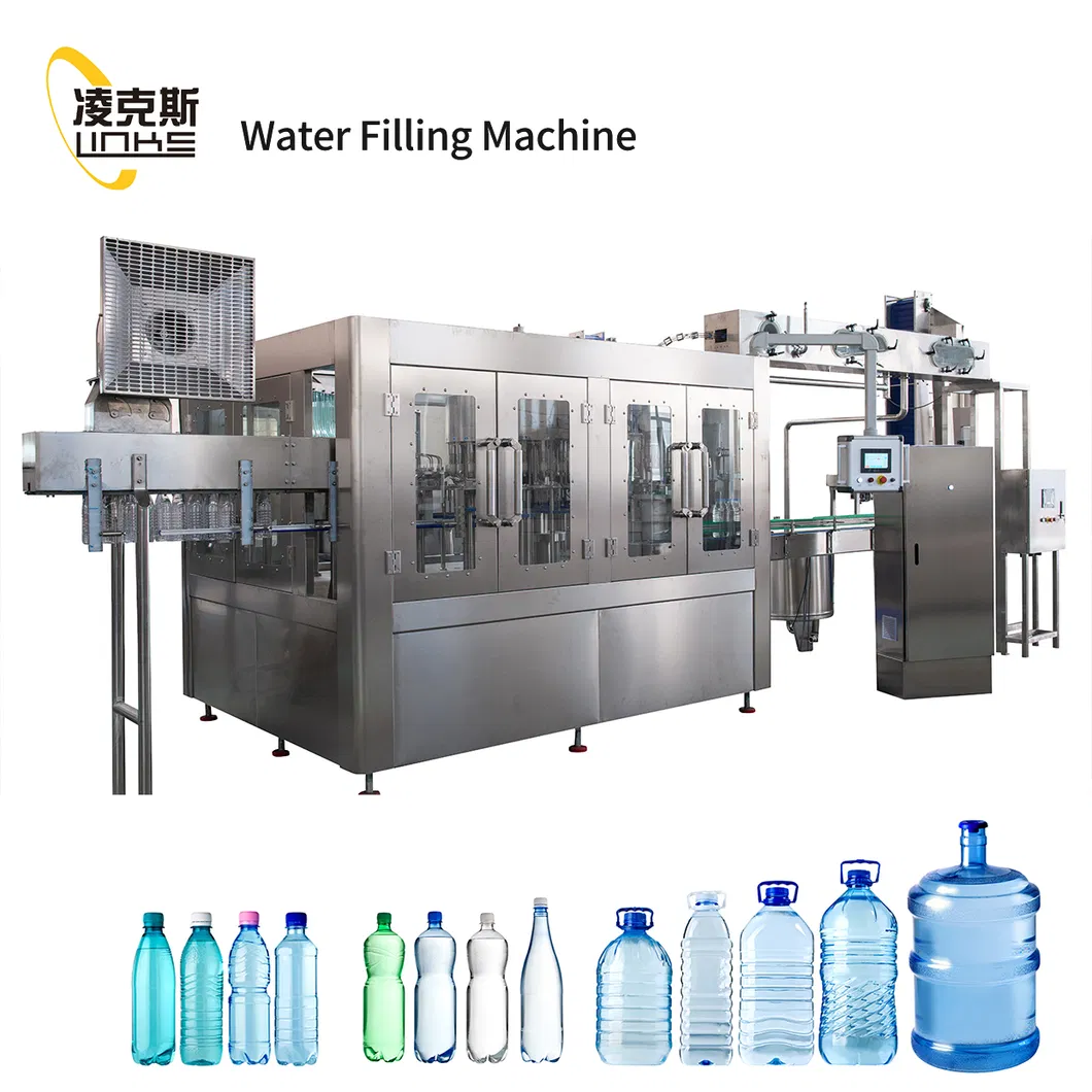 3 in 1 Automatic Pet Bottle Drinking Water Production Line Washing Filling Capping Machinery Mineral Pure Water Filling Bottling and Sealing Machine