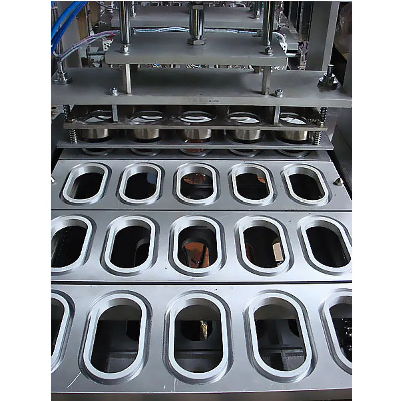 3600trays Per Hour Food with Tray Automatic Packing Machine Line