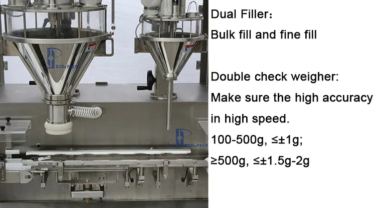 502# Can Milk Powder Automatic Powder Filling Machine