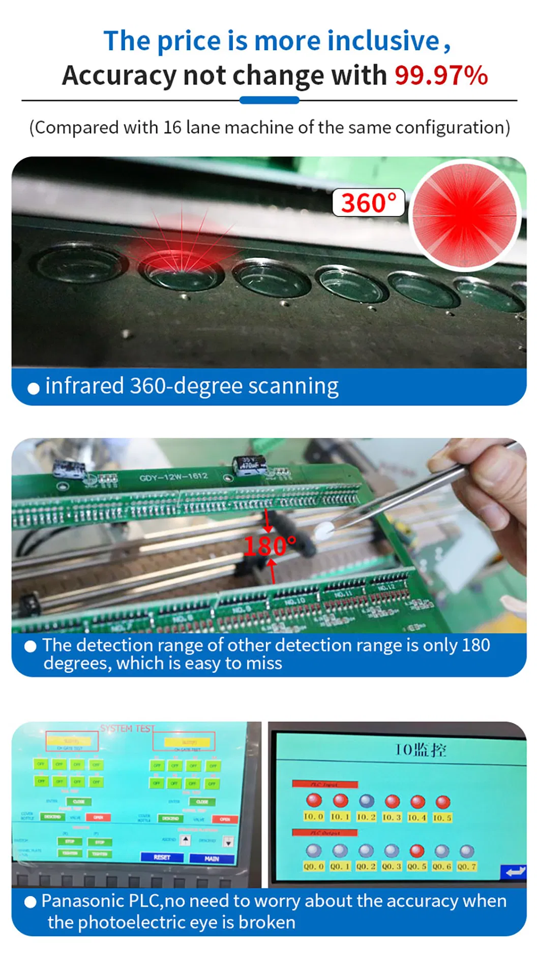 8 Lane High Speed Automatic Electronic Tablet Pill Capsule Counting Machine