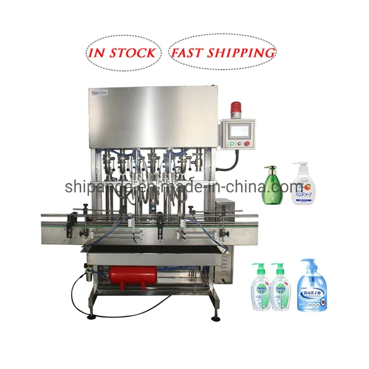 Alcohol Disinfection Alcoholic Liquid Bottle Filling Machine