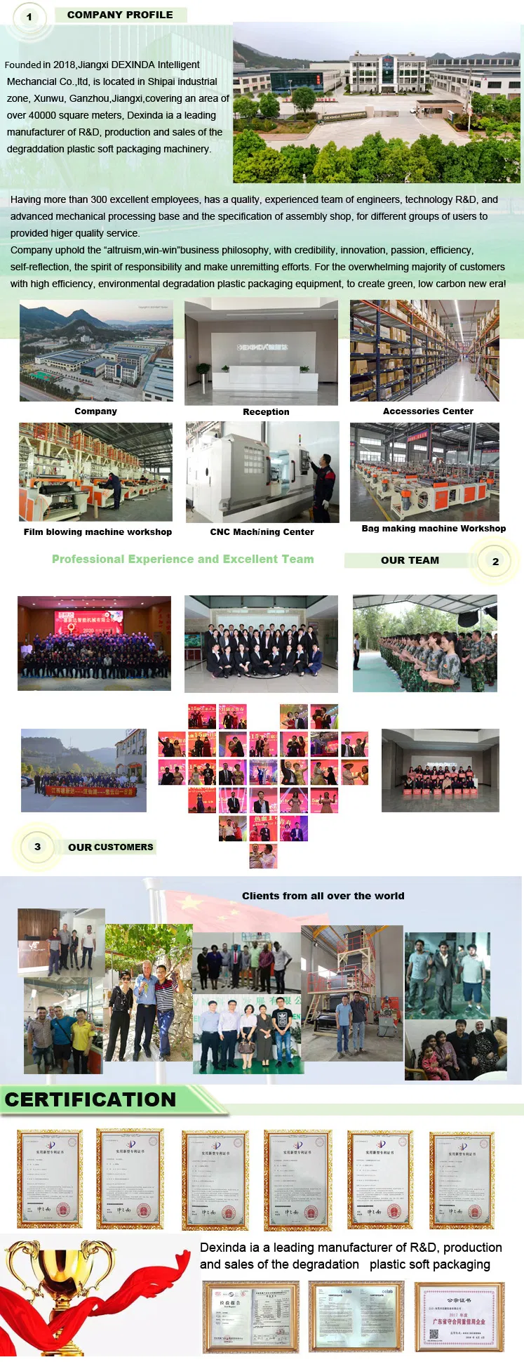 All in One Polythene Courier Bag Making Machine Price with Double Servo Motor