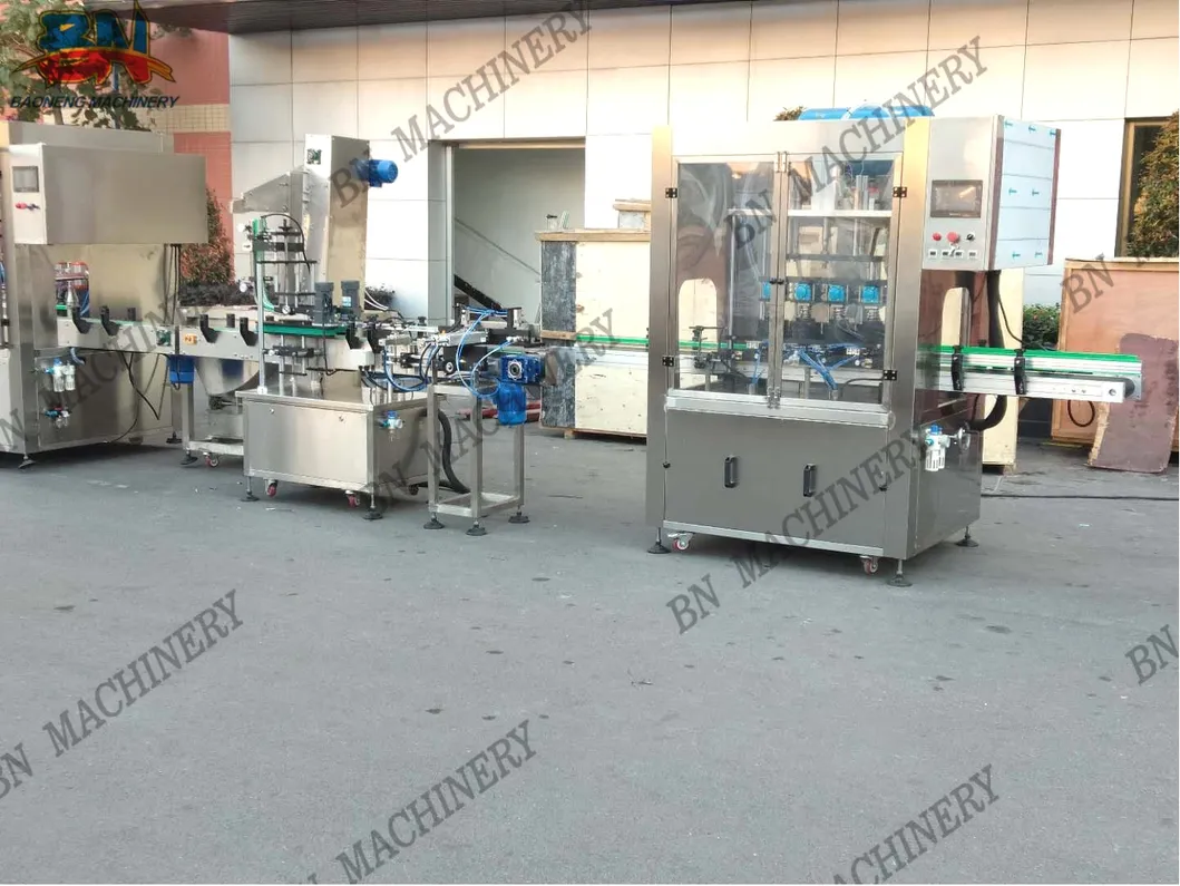 Automatic Bottle Sauce Jam Ketchup Paste Filling Machine with Vacuum Capping Packaging Line