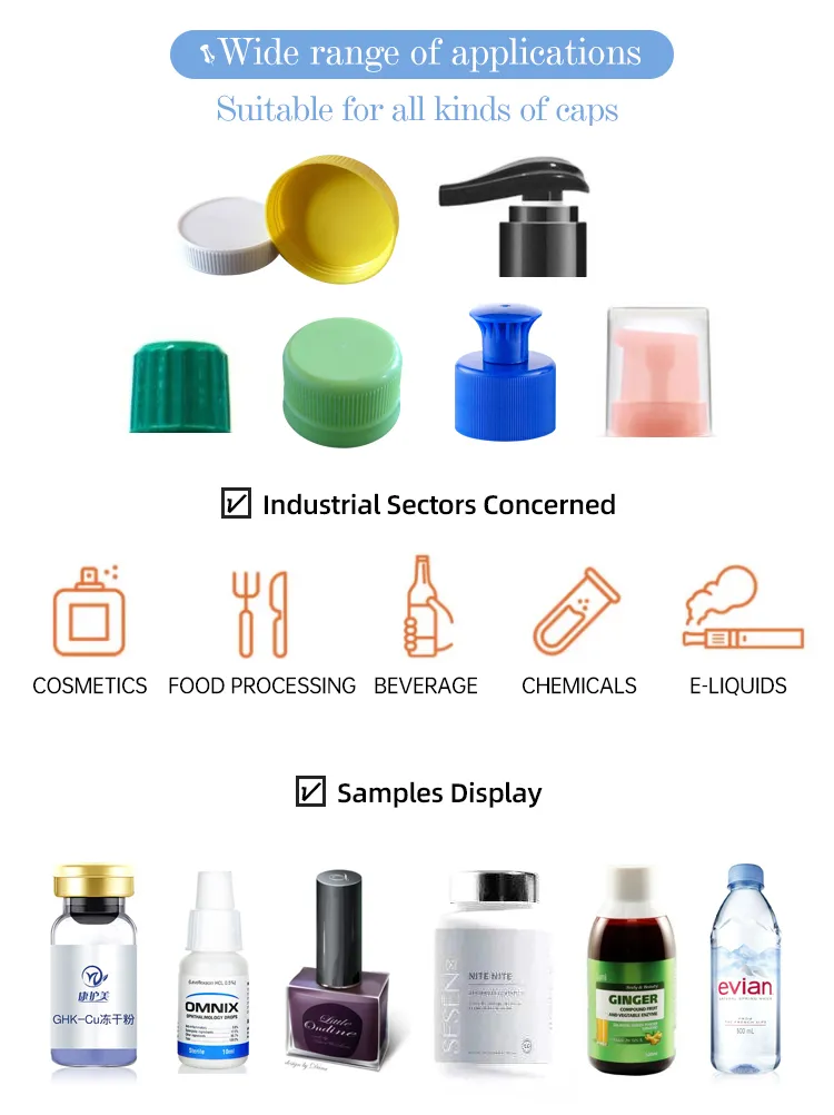 Automatic Capping Machine Plastic Bottle Capper