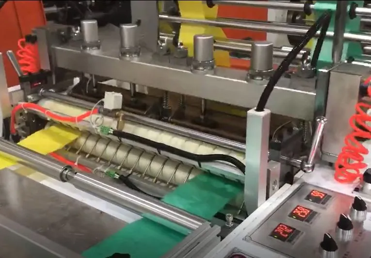 Automatic Heave Duty Garbage Bin Bag Making Machine Trash Bag Converting Equipment Plastic Bag Maker