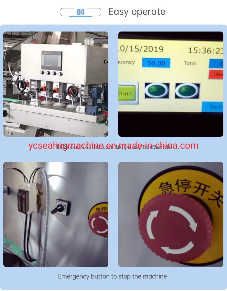 Automatic Linear Capping Machine for Glass and Plastic Bottle Pump Capper