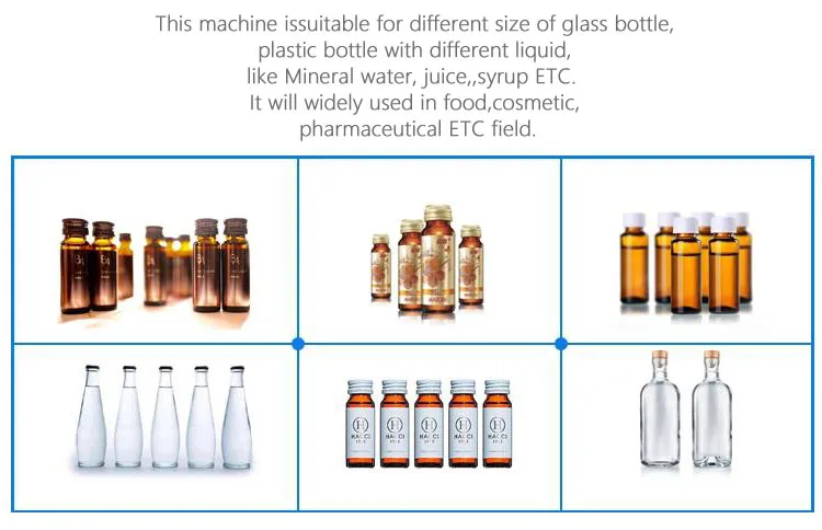 Automatic Liquid Bottling and Labeling Machine