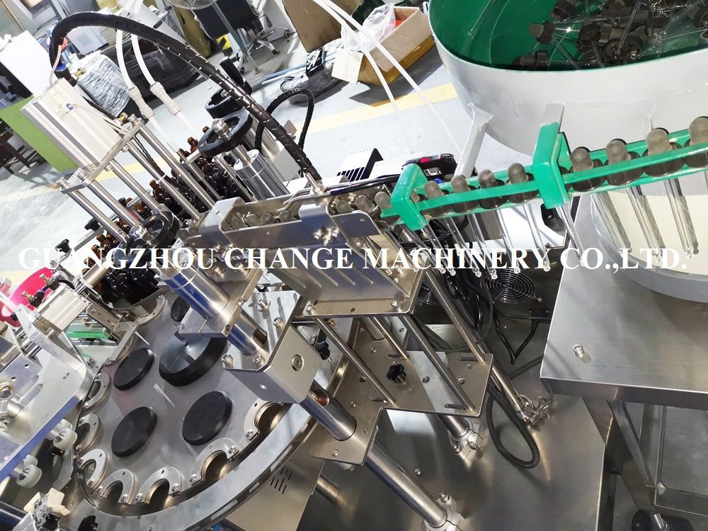 Automatic Monoblock Essential Oil Filling Capping Machine