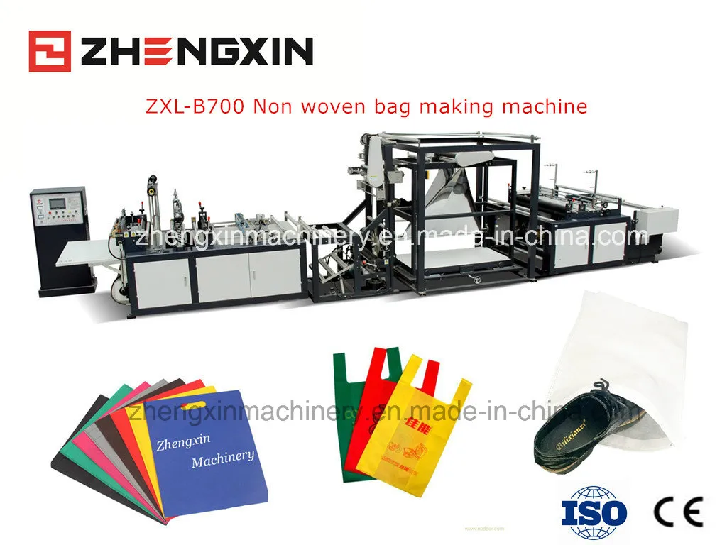 Automatic Non Woven D-Cut Bag Making Machine (zxl-b700)