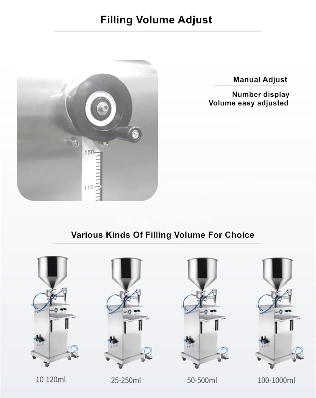 Automatic Piston Pneumatic Cosmetic Filler Hand Sanitizer Gel/Cream/Lotion Filling Machine for Cosmetics