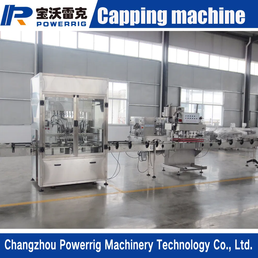 Automatic Plastic Bottle Screw Capping Filling Labeling Packing Machine
