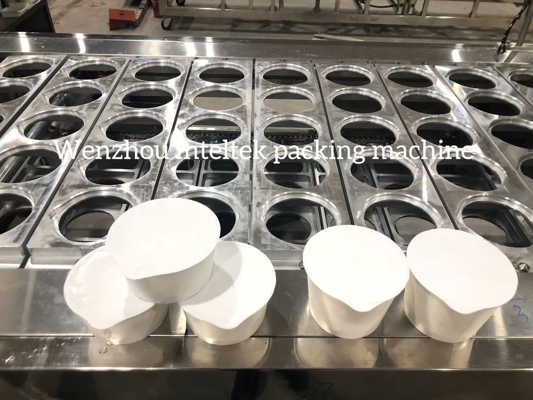 Automatic Rice Puff Paper Cup Sealing Packing Machine