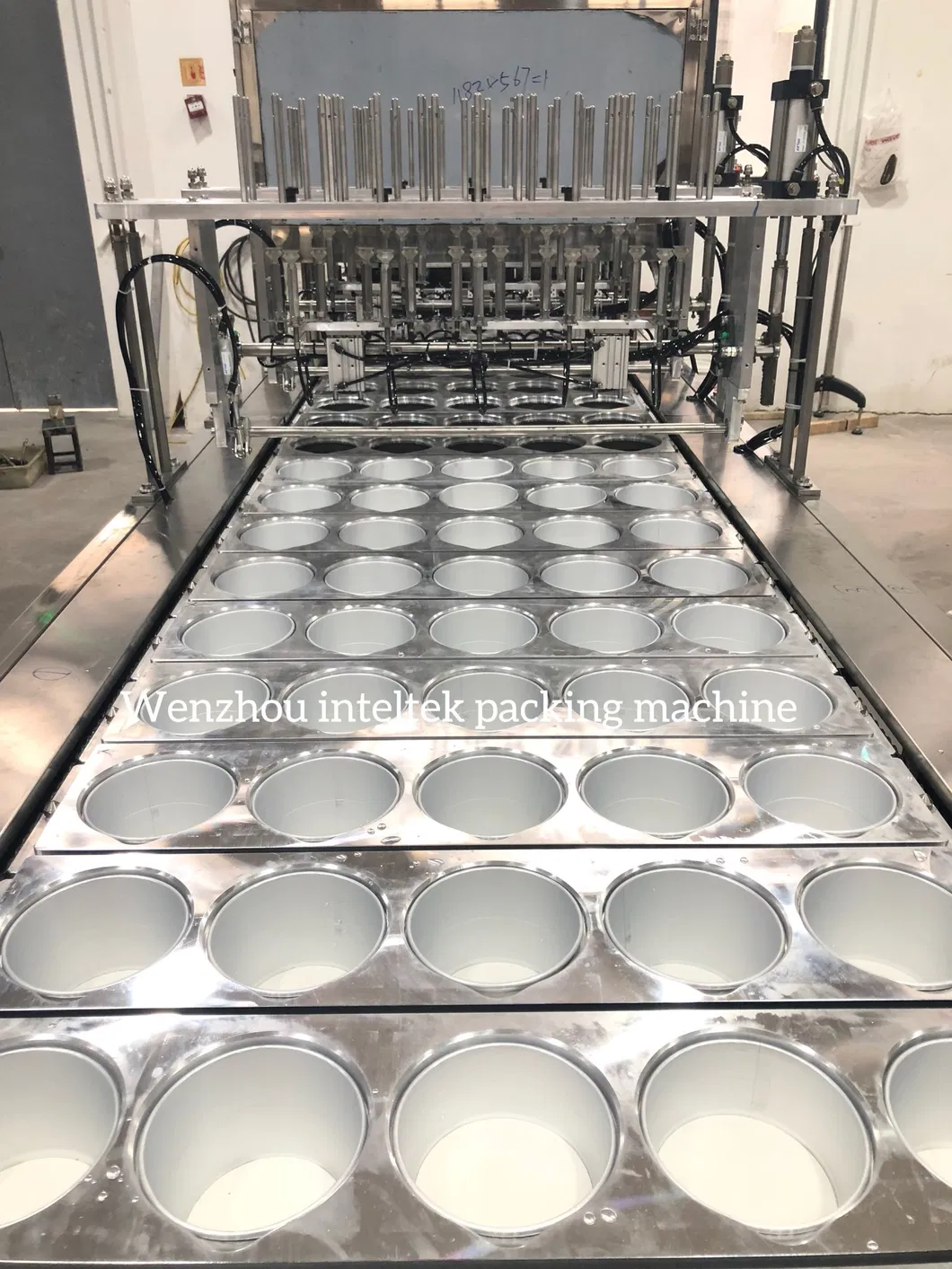 Automatic Rice Puff Paper Cup Sealing Packing Machine