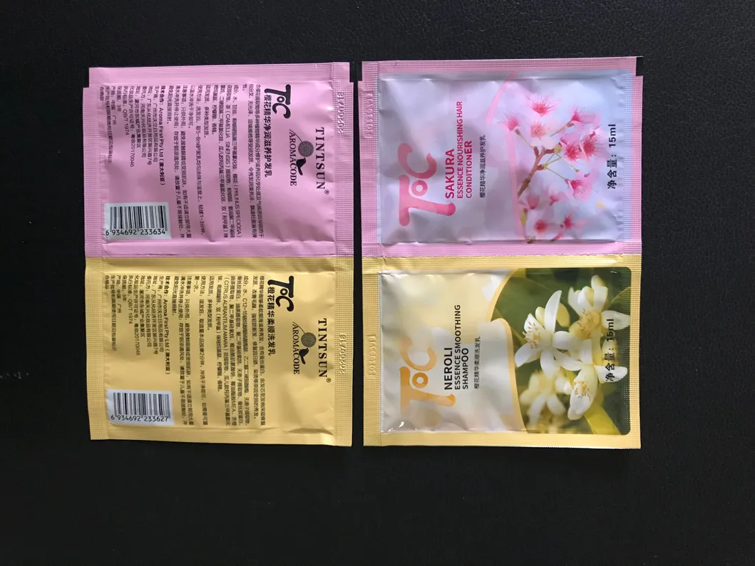 Automatic Shampoo and Conditioner/Mustard and Soy Sauce/Liquid Double Rows Packing Machine