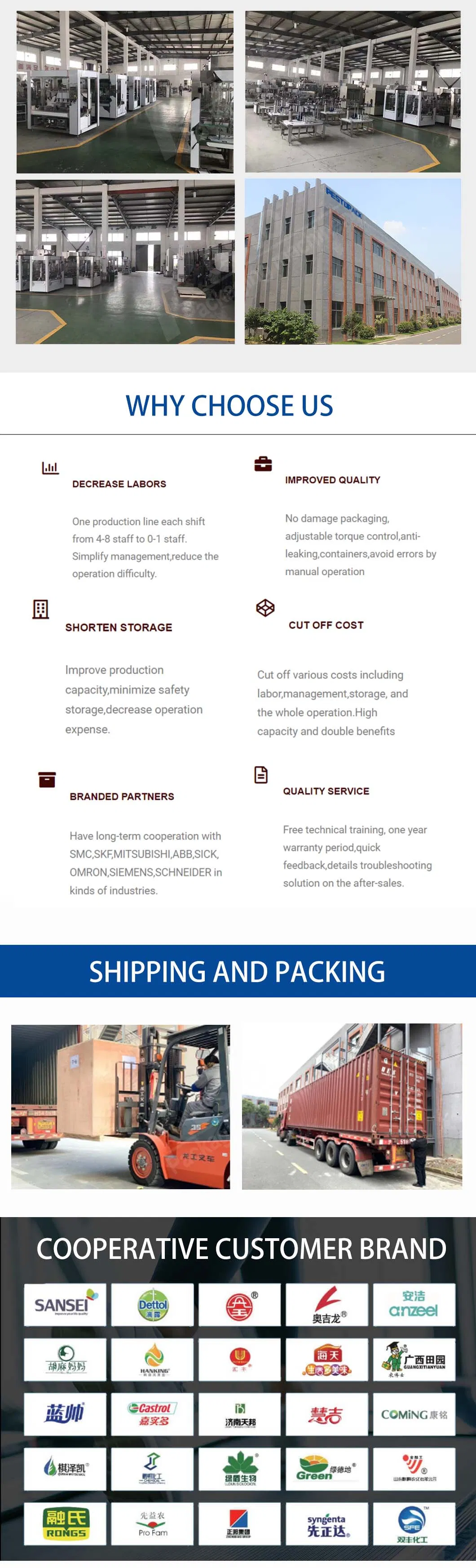 Automatic Spring Drinking Pure Water Juice Carbonated Liquid Filling Machine