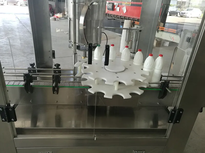 Automatic Stainless Steel Piston Press Bottle Capping Equipment for Cleaning Detergent