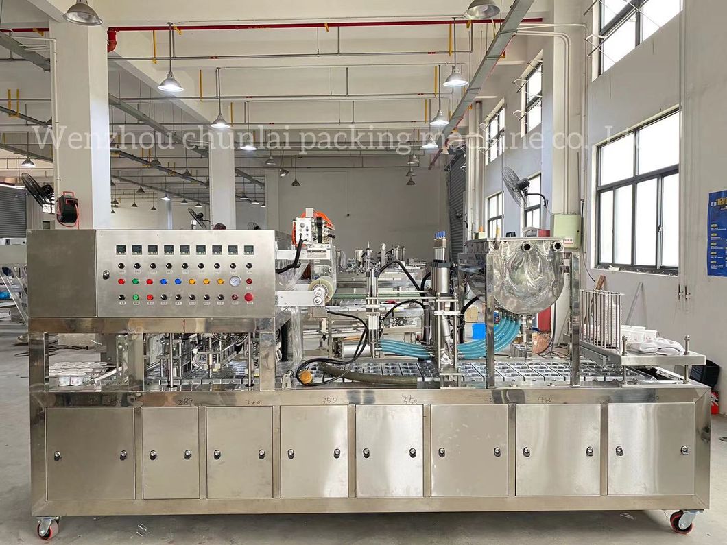 Automatic Straight Line Aluminum Lid Aluminum Cup Honey Filling and Sealing Machine