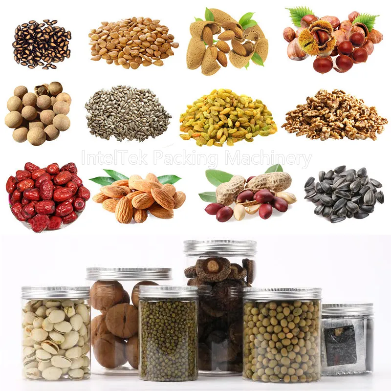 Automatic Straight Line Popcorn Nut Granule Cup Filling and Sealing Machine