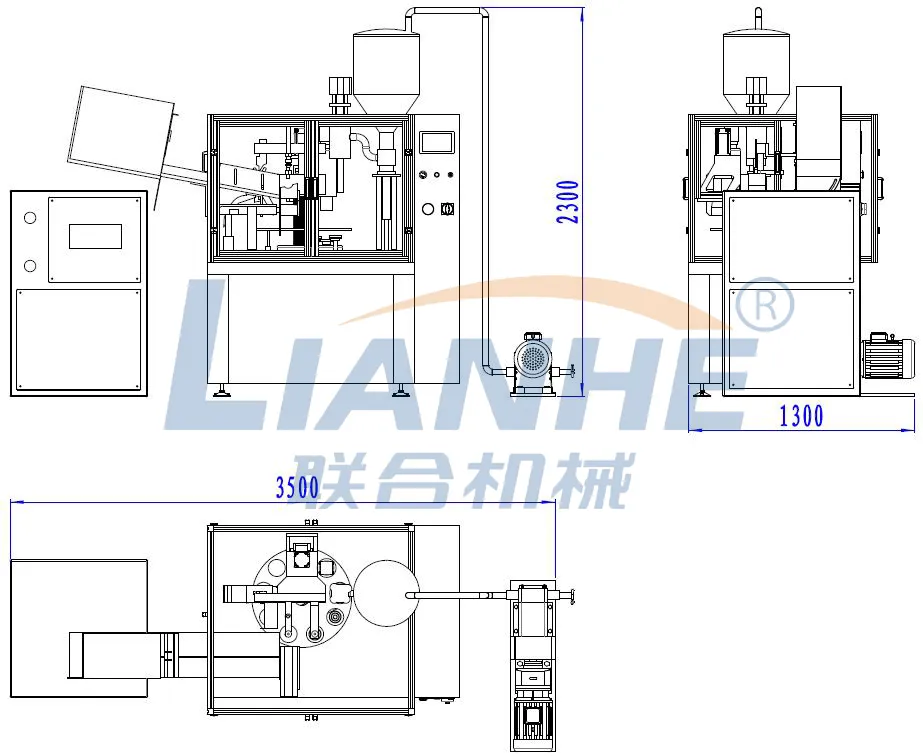 Automatic Tube Filling and Sealing Machine Cream Sanitizer Packing Machine