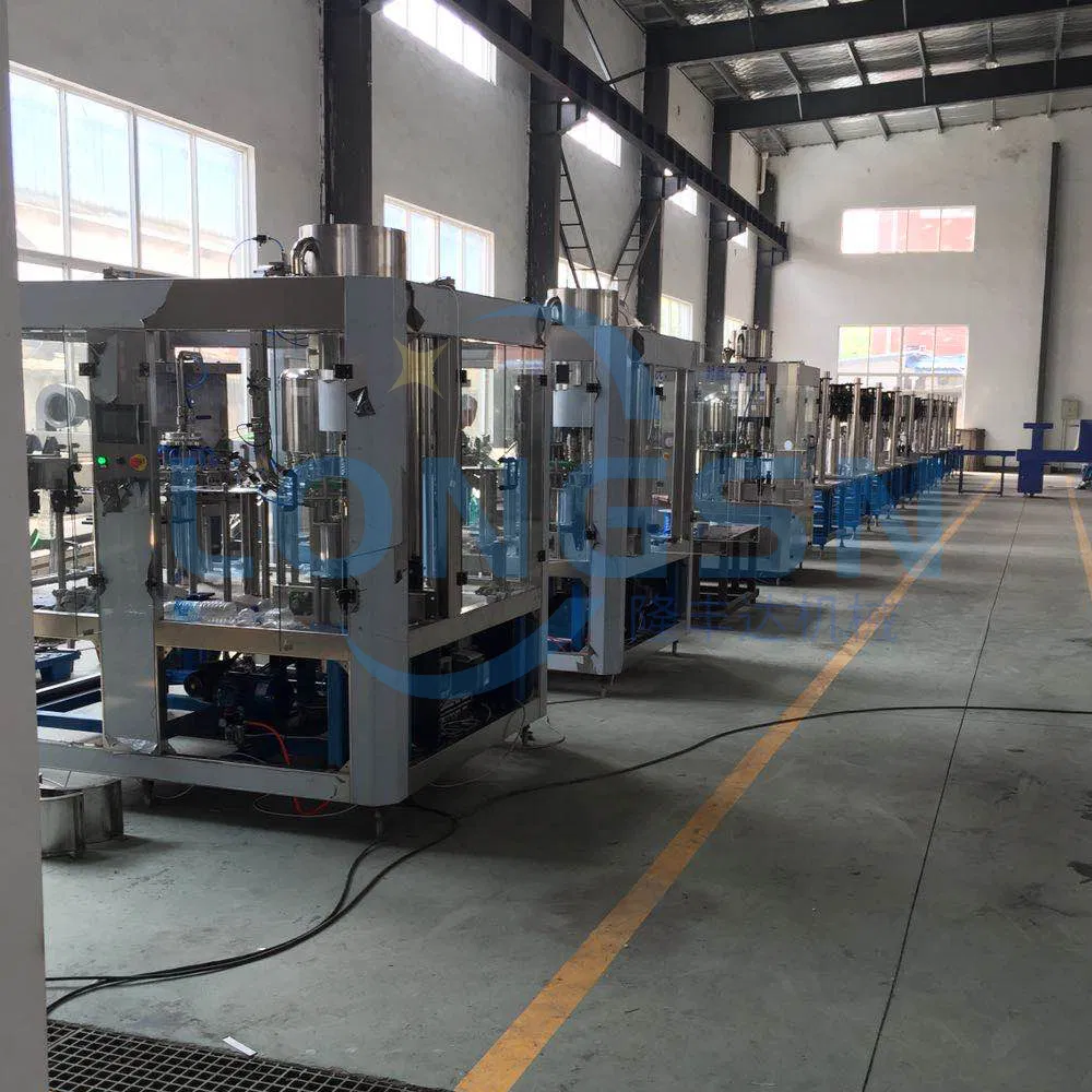 China 500ml Full Automatic 3 In1 Mini Small Scale Bottle Mineral Pure Drinking Water Filling Machine Price