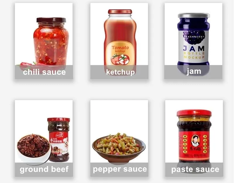 China Good Supplier Semi Auto Horizontal Chilli Sauce, Ground Beef, Jam, Ketchup Mixing Filling Machine