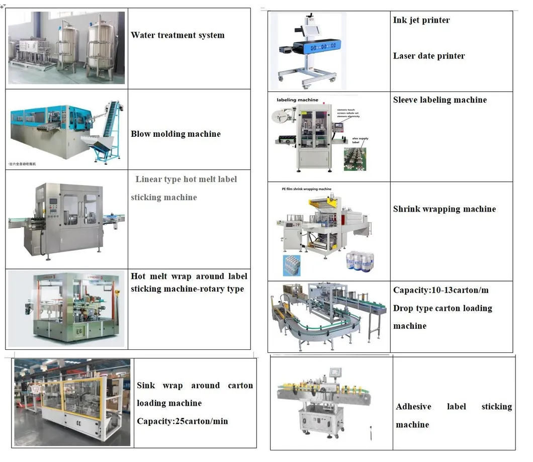 China Pet Bottle Drink Beverage Filling Equipment Bottling Filling Line