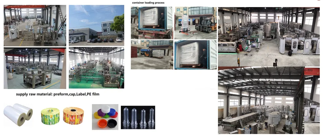 China Pet Bottle Drink Beverage Filling Equipment Bottling Filling Line