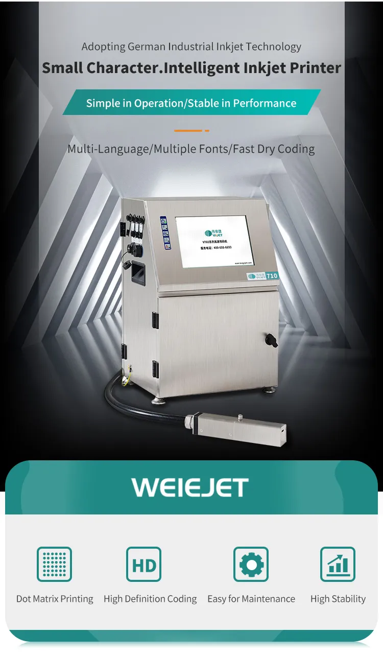 Cij Touch Screen Inkjet Printer for Food/Medical Product Day Printing/Beverage