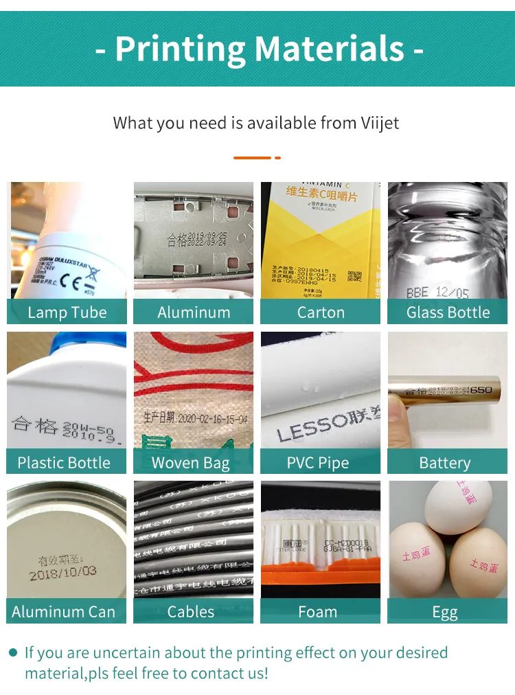 Cij Touch Screen Inkjet Printer for Food/Medical Product Day Printing/Beverage