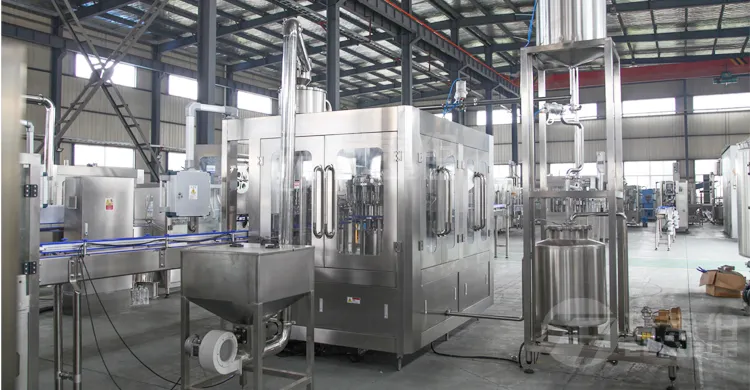 Complete Rotary 3 In1 Juice and Tea Washing Filling Capping Machine