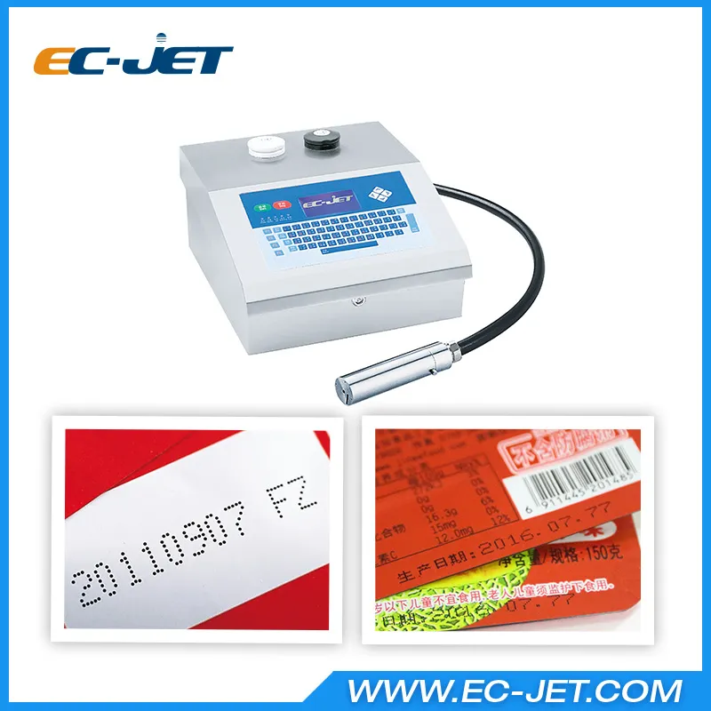 Continuous Chinese Date Code Industrial Coding Machine with Compatible Linx Ink (EC-JET500)