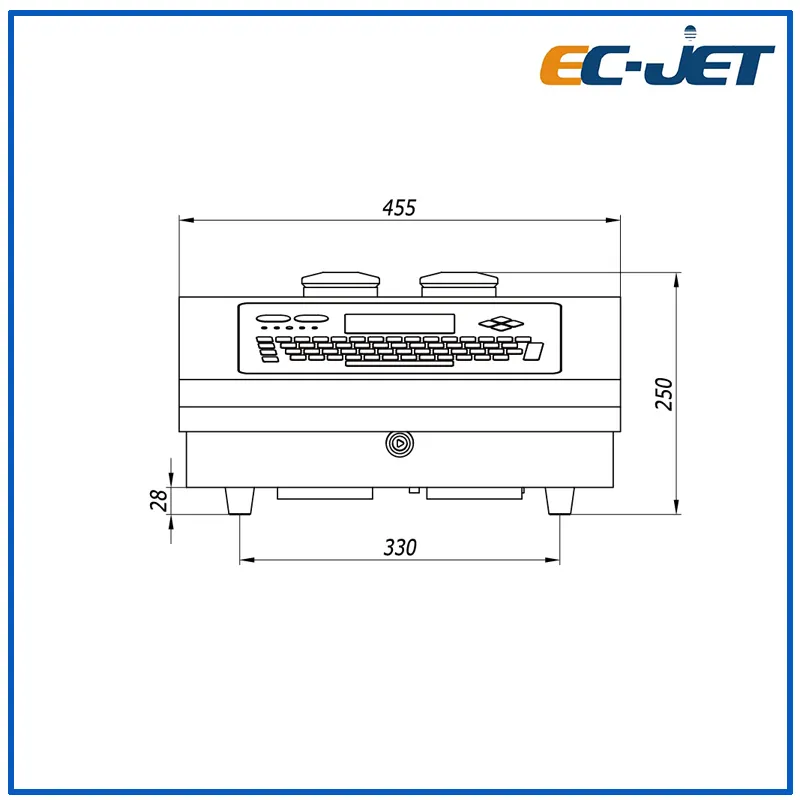 Continuous Chinese Date Code Industrial Coding Machine with Compatible Linx Ink (EC-JET500)