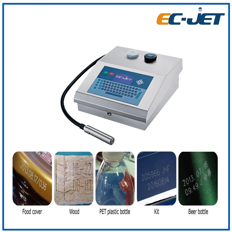 Continuous Chinese Date Code Industrial Coding Machine with Compatible Linx Ink (EC-JET500)