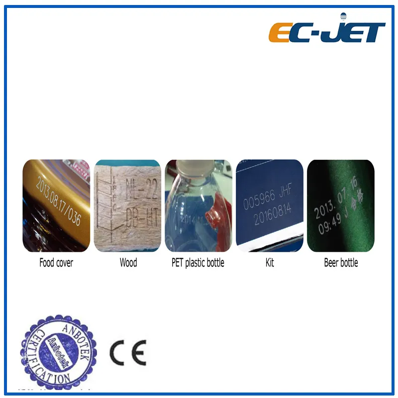 Continuous Chinese Date Code Industrial Coding Machine with Compatible Linx Ink (EC-JET500)