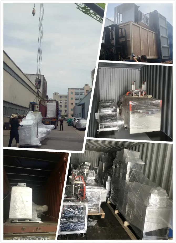 Double Line Coreless in Roll Plastic Garbage Bag Making Machine