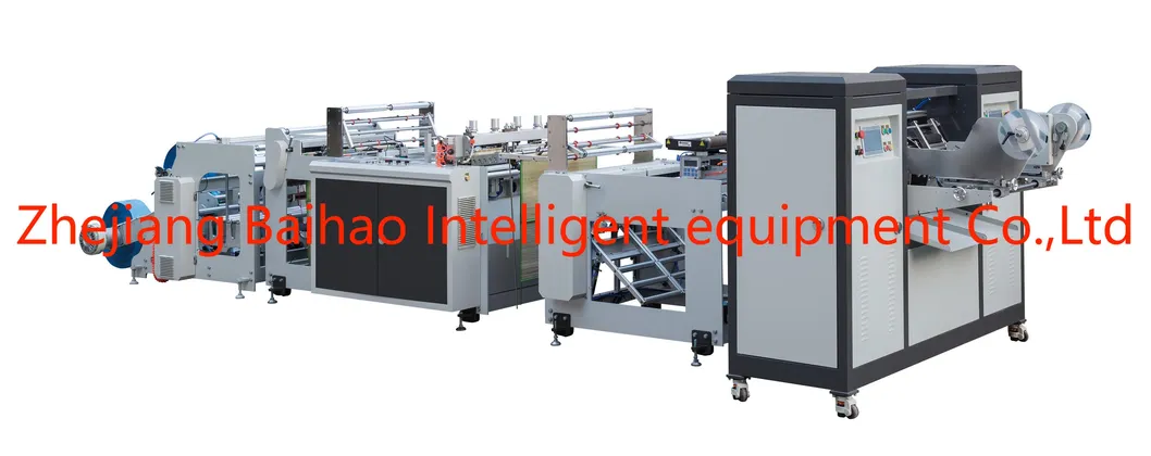 Double Line High Speed Bio T-Shirt Plastic Bag Making Machine
