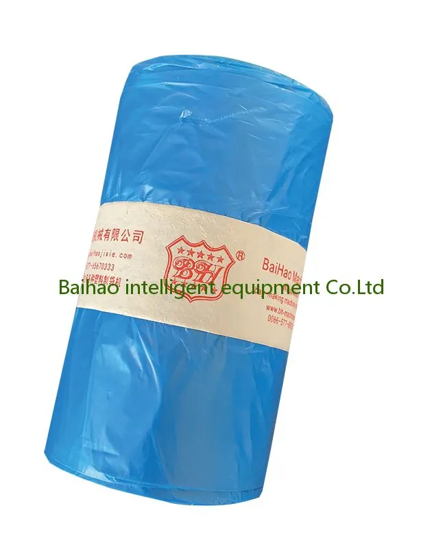 Double Line High Speed Bio T-Shirt Plastic Bag Making Machine