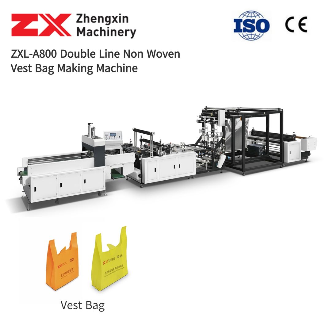 Double Line Non Woven Fashion Bag, Sofa Bag/Cheap Promotional Bag/Fashion Bag/Cosmetic Bag, Garment Fabric Bag, Cotton Fabric Bag/Making Machine