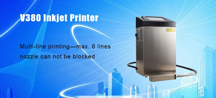 Easily Operated Industrial Expiration Date Inkjet Printer Glass Bottle Printing Machine