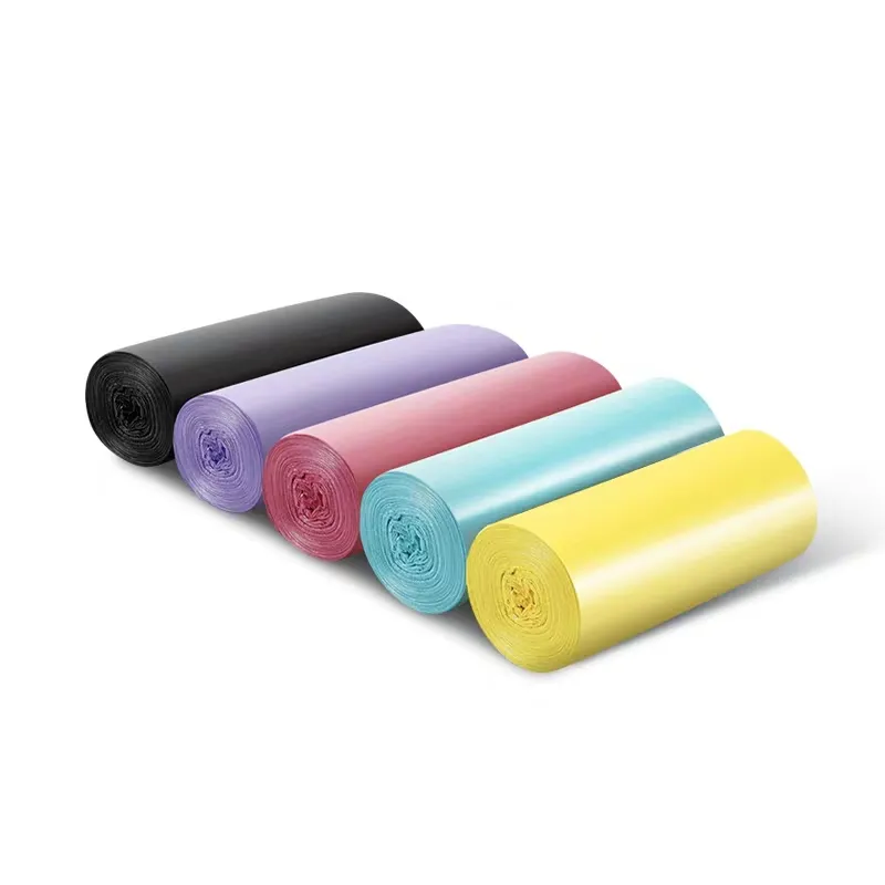 Eco Friendly Corn Starch Litter Rubbish Biodegradable Heat Sealing Polythene Plastic Bag Making Machine