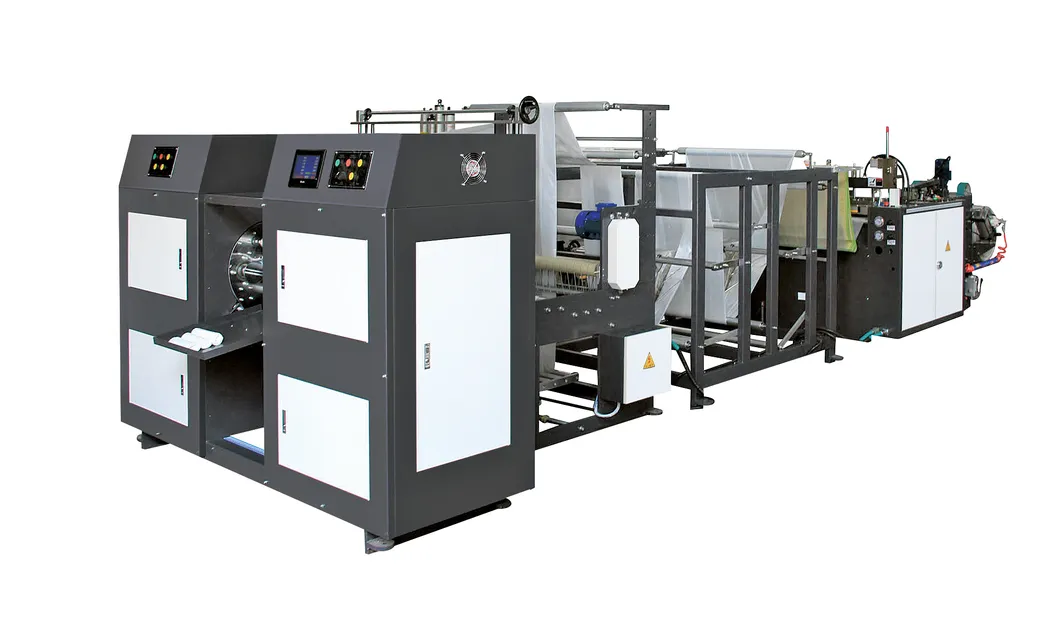 Eco Friendly Corn Starch Litter Rubbish Biodegradable Heat Sealing Polythene Plastic Bag Making Machine