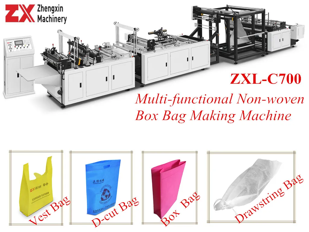 Environmental Non-Woven Cubic Bag Making Machine with Best Price