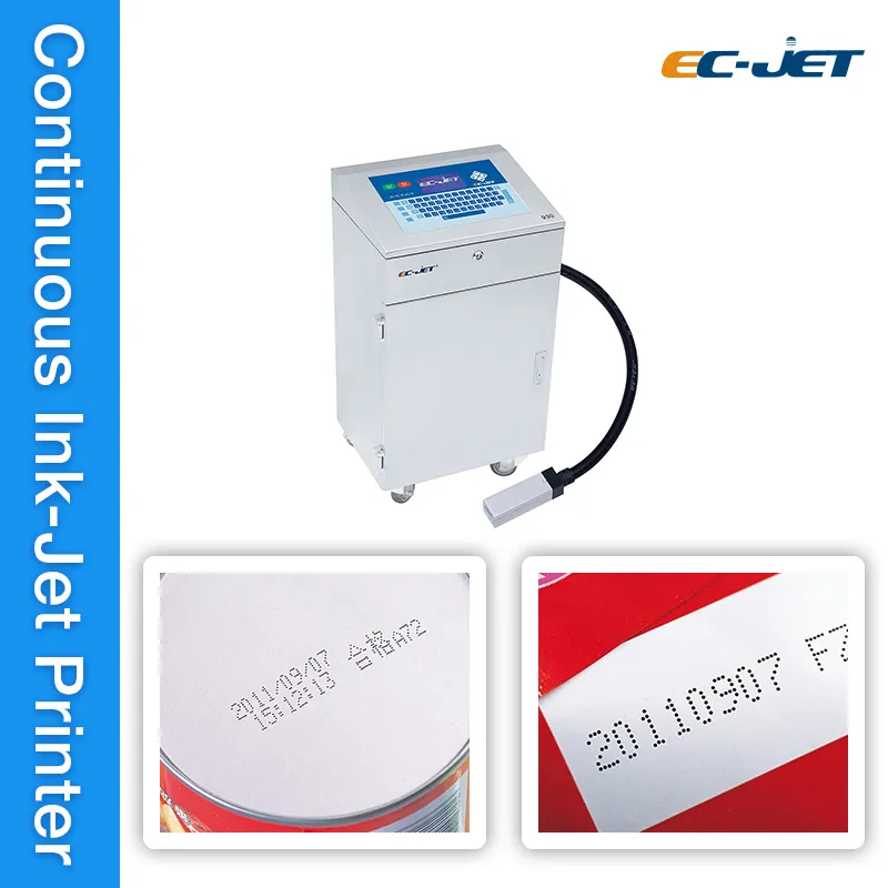 Expiry Date Printing Double-Jet Inkjet Printer for Drug Packaging (EC-JET930)