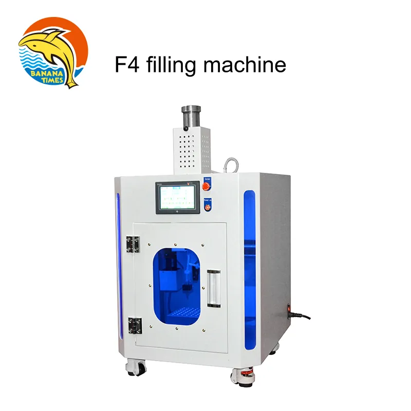 F4 Automatic Cbd Oil Filling Machine for E Cigarette Cartridges
