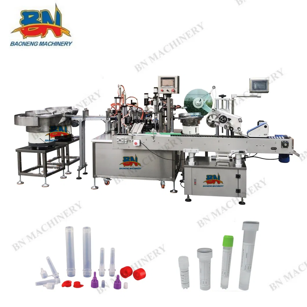Factory Supply Automatic Effervescent Tablet Tube Filler with Tube Count Filling Capping Labeling Production