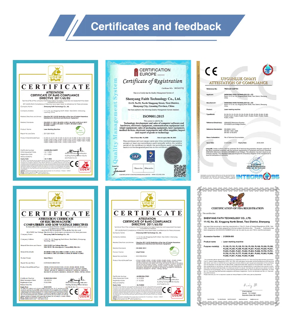 Faith Hot Selling Portable Handheld Inkjet Printer for Plastic Bag Handjet Printer Qr Code Barcode Expire Date