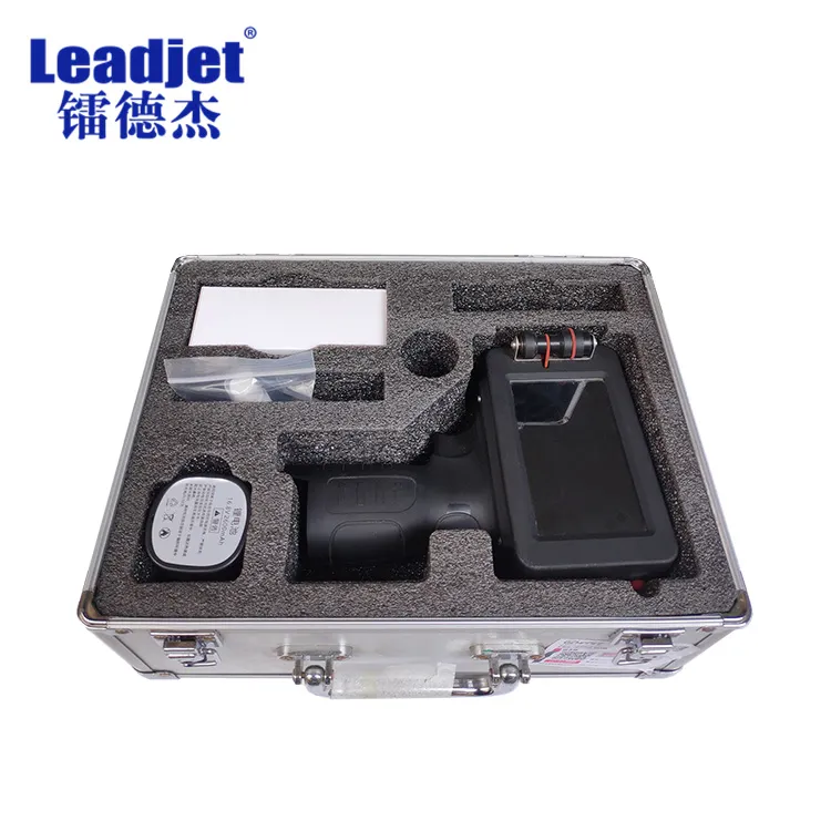 Fast Dry Ink Handheld Inkjet Printer 1-12.7mm Character Height /Batch Number Date Coding Machine